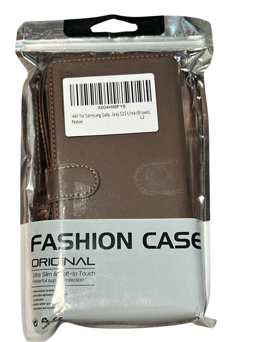 Fashion Wallet Phone Case - Brown